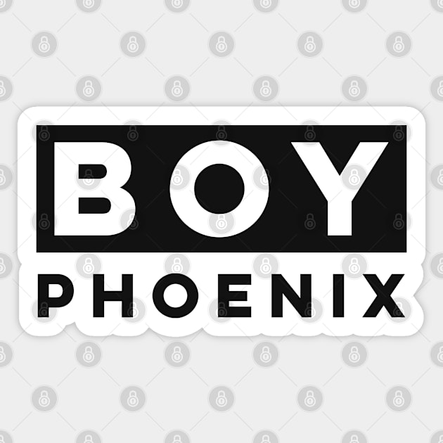 Boy Phoenix Sticker by swatianzone